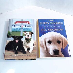 2 HC books [WELCOME HOME MAMA & BORIS] [THE PUPPY DIARIES] Pls. see listing